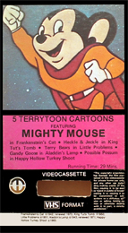 Coverscan of 5 Terrytoon Cartoons Featuring Mighty Mouse