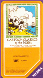 Coverscan of Cartoon Classics of the 1930's