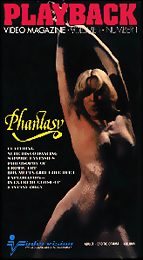 Coverscan of Playback Video Magazine Volume 1 Number 1 - Phantasy